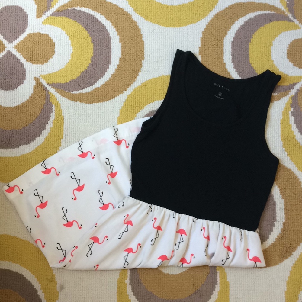 Eric + Lani Flamingo Dress - XS